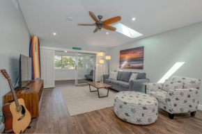 Charming Surf House with Fire Pit and Private Fenced Yard Just 30 Seconds to the Beach!